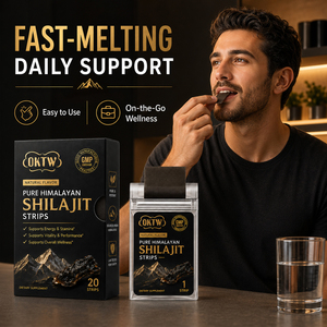 Custom Shilajit Oral Strips Mouth Melting Film with Zinc for Mineral Support, Private Label Supply - Product Image 2