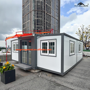 Casas Modulares Expandibles Personalizadas de 20 pies <span class=keywords><strong>y</strong></span> 40 pies, Casa Contenedor Plegable de Acero Prefabricado, Villa Habitable Hecha en China con Panel Sándwich - Product Image 2