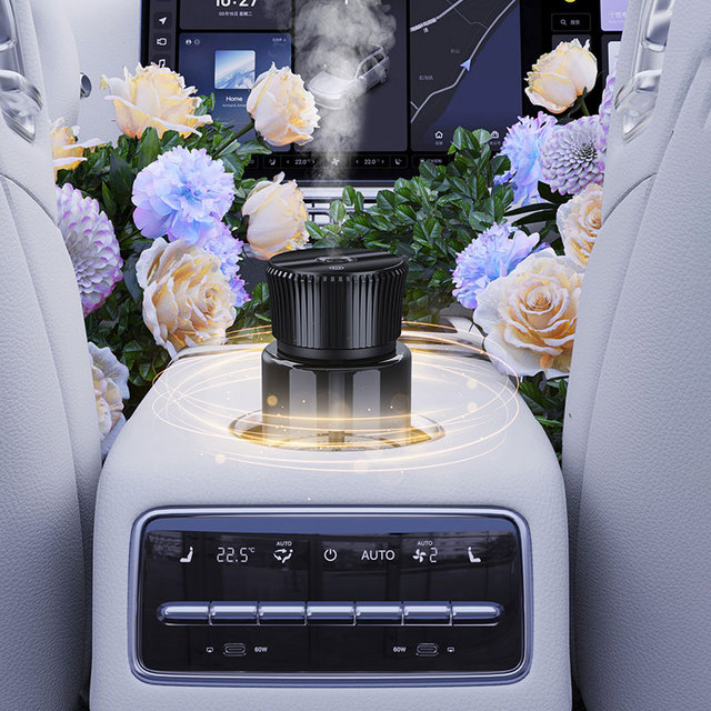 Wholesale Portable Mini Smart Car Aromatherapy Diffuser Custom Logo USB Battery Fragrance Outdoor Hotels Household Gift Box
