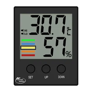 CH-912 Individueller Alarm und digitales Alarmthermometer für Heißschlag Büro Heißschlag Feuchtigkeitsthermometer