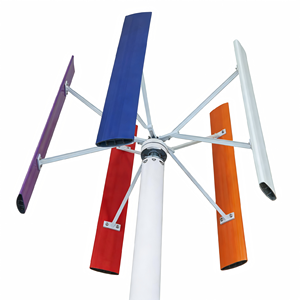 Générateur éolien à axe vertical 1 kW pour usage domestique haute tension, contrôleur de charge hybride 24 V 12 V - Product Image 3