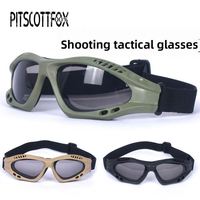 Nouvelles Lunettes Moto Vertes 2026 Anti-Vent avec Verres Toriques et Monture TPU – Protection Sportive pour Forces Spéciales et Tir CS
