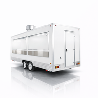 Remorque alimentaire mobile chinoise entièrement équipée pour la vente en Espagne : Churros, Crêpes, Donuts, Poulet frit, BBQ, Fast-food