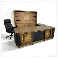 Ensemble de bureau contemporain avec table de travail, armoire en bois MFC, tiroir, ordinateur, conférence, directeur, gestionnaire, poste de travail du personnel, employé