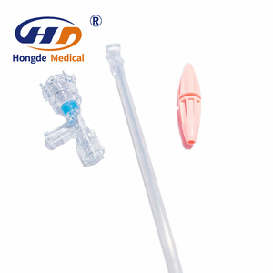 Kit de Conector en Y Médico HD con Válvula Hemostática Tipo Tornillo Corto 8F 9F para Cardiología y Radiología - Product Image 1