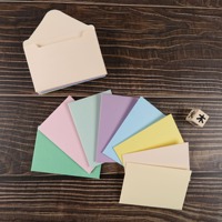 Petites enveloppes carrées en papier multicolores personnalisées pour le stockage des cartes Impression de logo personnalisé et marquage à chaud pour cartes de vœux