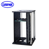 Leenol ESD SMT Magazine Rack, support de stockage antistatique réglable pour cartes PCB, pour ligne de production SMT, machine de chargement de cartes PCB