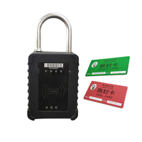 Cadenas intelligent de sécurité pour le fret, suivi GPS en temps réel, sceau électronique pour remorque avec batterie longue durée et longue corde de verrouillage, verrouillage GPS