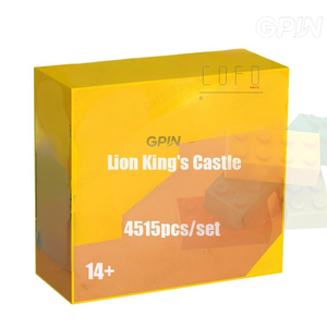 Bloques <span class=keywords><strong>de</strong></span> Construcción del <span class=keywords><strong>Castillo</strong></span> del <span class=keywords><strong>Rey</strong></span> León, Juguetes <span class=keywords><strong>de</strong></span> Ladrillos para Niños, Regalo <span class=keywords><strong>de</strong></span> Navidad, Compatible con 10305 85666, Más <span class=keywords><strong>de</strong></span> 4500 Piezas/Juego - Product Image 1