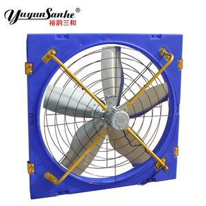 Kipas Ventilasi Plafon Kandang Sapi Peternakan Susu Listrik dengan Bilah Baja Tahan Karat OEM Dapat Disesuaikan untuk Penggunaan Peternakan Unggas - Product Image 4