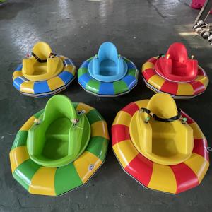 QIQU Comercial 360 °   Parque de Atracciones con Luces LED y Música para Niños, Autos de Choque Eléctricos Inflables con Forma de OVNI - Product Image 2