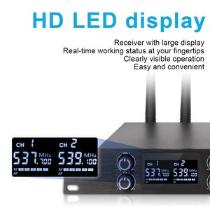 Hệ thống micro không dây chuyên nghiệp Biner D28XP 8 kênh, micro cổ ngỗng tốt nhất cho hội nghị và phòng thu - Product Image 3