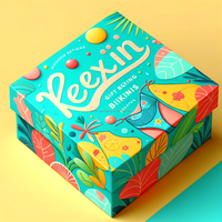 KEXIN Coffret cadeau de luxe Logo couleur personnalisé Base du couvercle de luxe Doublure éponge gaufrée Emballage en carton personnalisé imprimé artisanal pour le cou