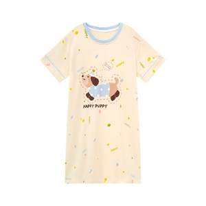 Vente d'été chaude mignon dessin animé à motifs princesse <span class=keywords><strong>robe</strong></span> survêtement petite fille pyjamas à manches courtes pour enfants - Product Image 1