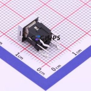 K6-6161D-02 Tactile Switch Through hole Component (THT) Switch 1.6N Through Hole 10mm 50mA - Product Image 2