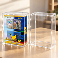 Vitrine en acrylique premium pour Mega Evolution Perfect Order Elite Trainer Box, étanche, anti-poussière, protection UV, aimant N52