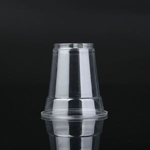 Vaso de Plástico PLA 100% Biodegradable y Compostable de Pared Simple para Bebidas Frías y Jugos, Tamaño Personalizado, para Aerolíneas - Product Image 2
