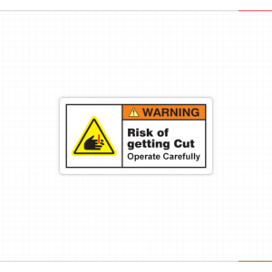 Hand Injury Warning Safety <b>Sticker</b> for Industrial <b>Machines</b> Manufacturing Equipment Workshops and Factory Safety Areas - Product Image 2