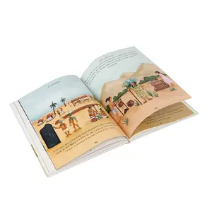 Fabricante Publish Kids Tapa dura Cuento educativo Libro de tablero en inglés Servicio de impresión de libros de tapa dura para niños