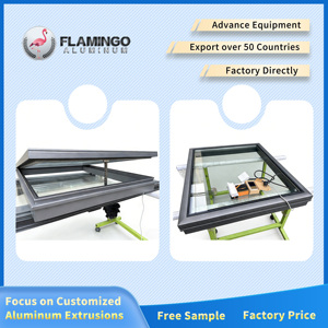 Fabricant chinois de fenêtres de toit motorisées sur mesure, ouverture électrique rétractable, lucarne en verre pour toits plats - Product Image 3
