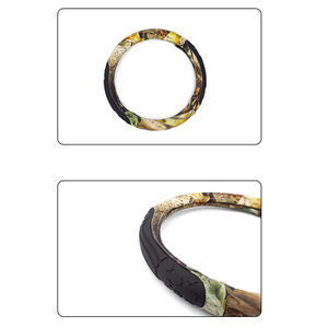 Housse de volant à 3 branches grande taille pour AC Schnitzer X6 E71 SUV 2010- en PVC, excellente adhérence, design antidérapant - Product Image 5