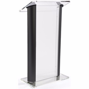 Nhà máy nóng bán đương đại Bục Giảng Nhà thờ Acrylic Hợp kim nhôm bục với bề mặt đọc rộng rãi - Product Image 6