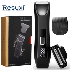 Resuxi 351 Hair Trimmer Painless Face Shaver <b>Bikini</b> <b>Mens</b> Body Ball Rechargeable 2 in 1 351 Powerful 600mah Battery Ensures - Product Image 1