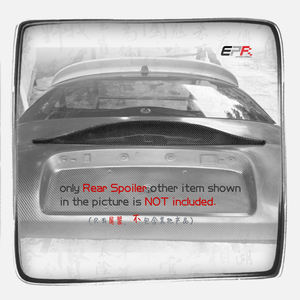 Aileron de coffre central en carbone Fiat 500 595 Abarth EPA Type, tissage 3K, léger - Product Image 1