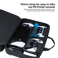 Vente en gros d'étuis de transport rigides en EVA de haute qualité pour console de jeu PS5 Slim, sac de transport portable de protection pour PS5 Portal