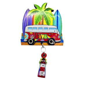 Imán de Refrigerador de Recuerdo de Chipre con Diseño Personalizado de Madera MDF de Paphos, Limassol y <span class=keywords><strong>Nicosia</strong></span> - Product Image 3