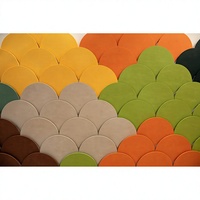Panneau acoustique en fibre de polyester 3D Ginkgo, panneau mural d'absorption acoustique, revêtement de plafond décoratif pour l'intérieur