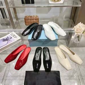 XINZI RAIN 2025, Mules de PVC para Mujer, Personalizables, Punta Cuadrada, Tacón de 2.5cm, Sandalias Deslizantes para Chicas, Suela Roja CL - Product Image 2