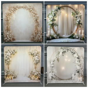 Soporte Portátil Plegable para Fondos de Estudio de Doble Cara para Sublimación, Telones de Fondo para Fotografía de Bodas y Cabinas de Fotos - Product Image 5