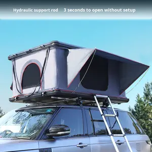 Tente de toit pour <span class=keywords><strong>hélicoptère</strong></span> en alliage d'aluminium à toit rigide, entièrement automatique, quatre saisons, imperméable, anti-moustiques >3000mm, fournitures de plein air pour voiture - Product Image 4