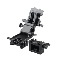 Dudukan Helm Visi Malam CNC Aluminium NVG Flip Up untuk PVS15 PVS18 PVS31 PVS7 PVS14