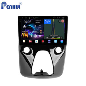 Penhui Android lecteur DVD de voiture pour <span class=keywords><strong>Peugeot</strong></span> <span class=keywords><strong>108</strong></span> pour Toyota Aygo B40 2014 - 2021 Radio GPS Navigation Audio vidéo CarPlay DSP Mul - Product Image 1