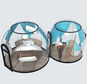 Carpa Domo Geodésica para Exteriores con Baño, Glamping de Lujo, Modelo 2026-5, Desmontable y Reutilizable, de Rápido Montaje y Desmontaje - Product Image 3