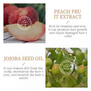 <span class=keywords><strong>Mascarilla</strong></span> Capilar EXGYAN <span class=keywords><strong>de</strong></span> <span class=keywords><strong>Leche</strong></span> <span class=keywords><strong>de</strong></span> <span class=keywords><strong>Cabra</strong></span>, Miel y Melocotón, Orgánica, Suavizante, Nutritiva, Reparadora, Tratamiento Capilar <span class=keywords><strong>de</strong></span> Belleza Sedosa - Product Image 4