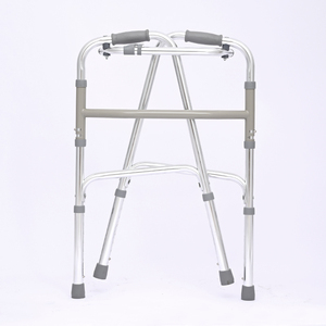 Aides à la <span class=keywords><strong>marche</strong></span> mobiles pliables légères de rééducation avancée en gris pour personnes handicapées et personnes âgées - Product Image 4