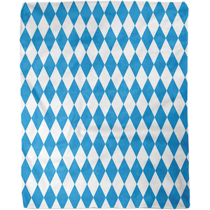 Vente en gros de nouvelles couvertures en flanelle à carreaux bleus et blancs personnalisées, en polaire, pour la chambre à coucher, le canapé, le salon, la chaise, l'extérieur - Product Image 1