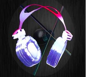 Innovador ventilador de holograma LED 3D portátil de 30cm, equipo de publicidad de reproducción de animación de escritorio de tamaño pequeño - Product Image 1