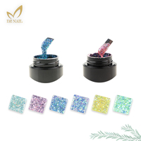 Vernis à ongles gel UV DZ Nail Art Salon, facile à retirer, échantillon gratuit, OEM, marque privée, couleur pailletée