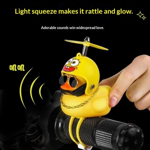 Campana Decorativa con Diseño de Patito Amarillo para Bicicleta, Vehículo Eléctrico y Motocicleta - Diseño Turbo Social Duck Resistente al Viento - Product Image 5