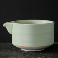 Kit de départ de service à thé matcha en céramique écologique Japandi Design avec boîte cadeau pour les amateurs de thé