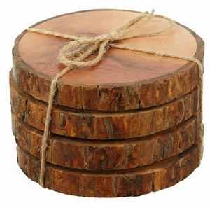 Sous-verres pour porte-gobelets, accessoires de voiture, tapis, tampons en marbre, Styles OEM, Sublimation ronde, céramique absorbante, noël, Vintage - Product Image 1