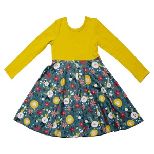 <span class=keywords><strong>Duo</strong></span> Lai-vestido de manga larga para niñas pequeñas, estampado floral - Product Image 3