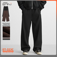 Pantalons de jogging surdimensionnés en molleton French Terry Essentials pour hommes, pantalons de survêtement personnalisés, pantalons de survêtement amples