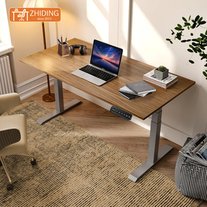 Động cơ kép điện đứng bàn tự động Chiều cao có thể điều chỉnh ngồi-đứng Khung bàn làm việc khung tự động nâng bảng - Product Image 1