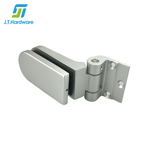 Porte pivotante en verre sans cadre en aluminium de style européen - Product Image 3
