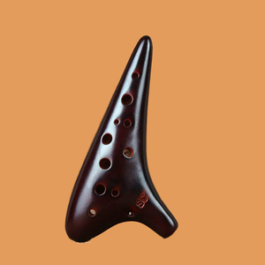 Ocarina Soprano C de 12 Orificios, Cerámica, Acabado Ahumado, para Principiantes, con Libro de Música, Venta al Por Mayor - Product Image 2
